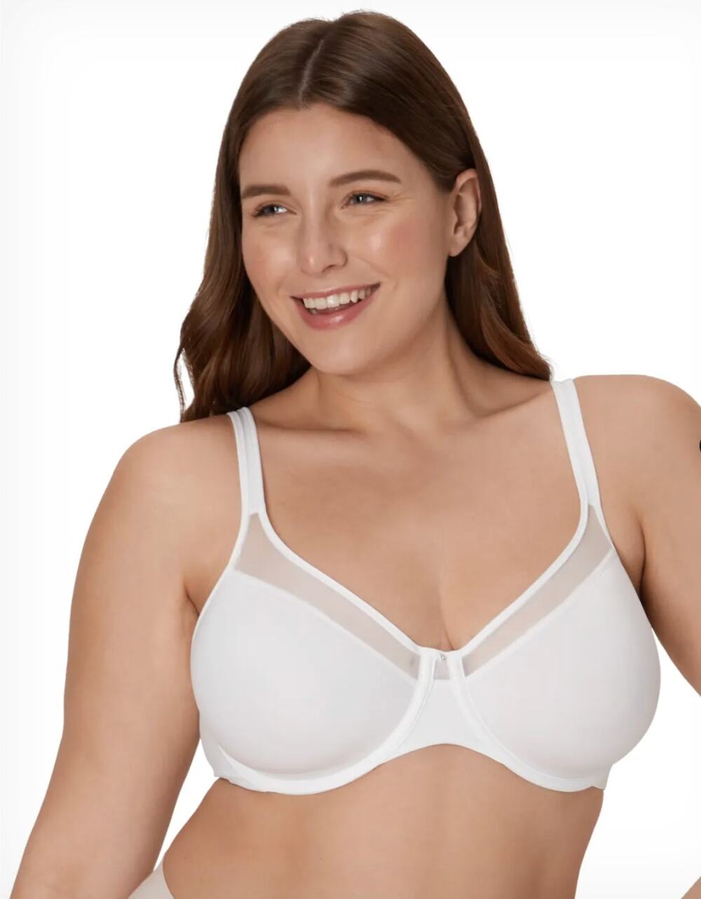 38DD Bali White One Smooth U Ultra Light Underwire Bra